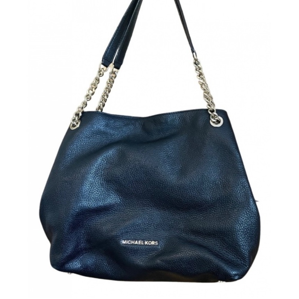 Michael Kors Black Leather Shoulder Bag
